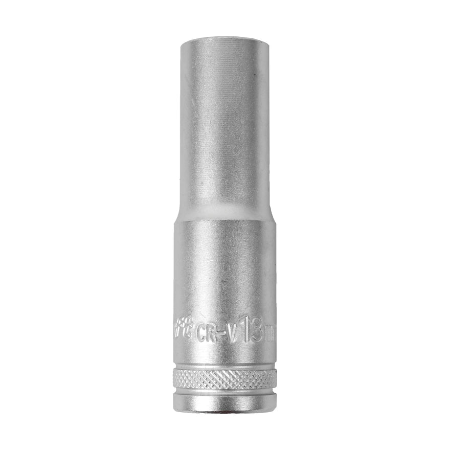 Tork Craft Socket 13mm 1/2' Dr Deep Socket CRV 12 Point - image 01