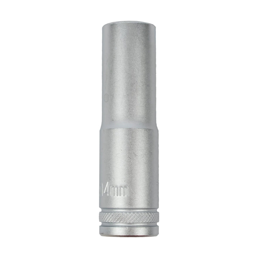 Tork Craft Socket 14mm 1/2' Dr Deep Socket CRV 12 Point - image 01