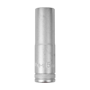 Tork Craft Socket 15mm 1/2' Dr Deep Socket CRV 12 Point - image 01