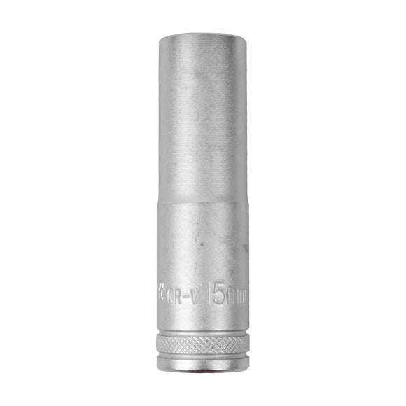 Tork Craft Socket 15mm 1/2' Dr Deep Socket CRV 12 Point - image 01