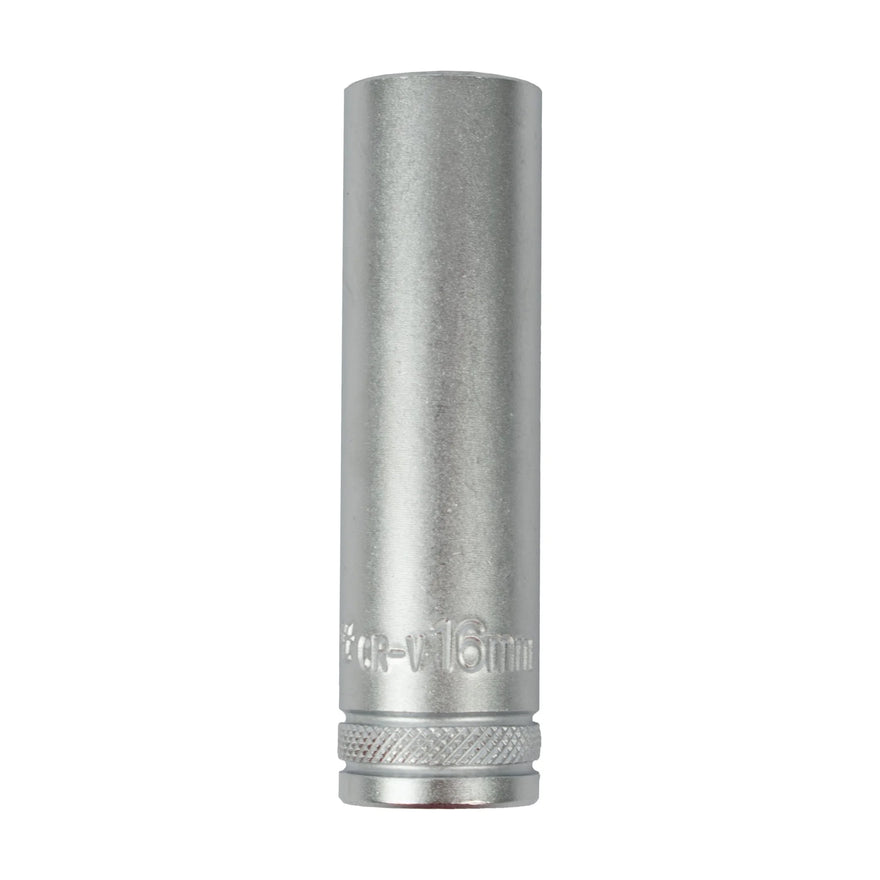 Tork Craft Socket 16mm 1/2' Dr Deep Socket CRV 12 Point - image 01