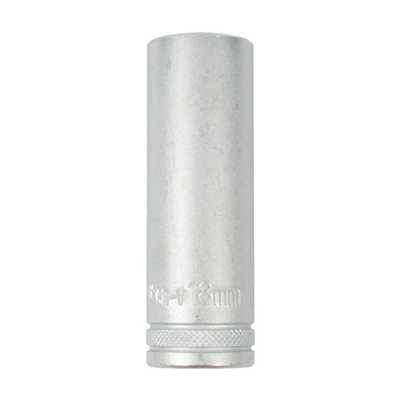 Tork Craft Socket 18mm 1/2' Dr Deep Socket CRV 12 Point - image 01