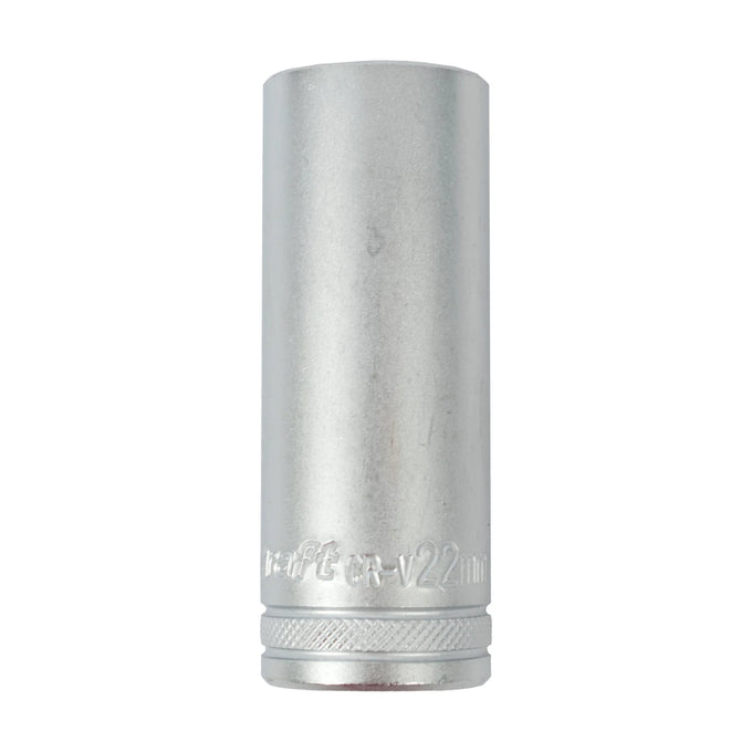 Tork Craft Socket 22mm 1/2' Dr Deep Socket CRV 12 Point - image 01