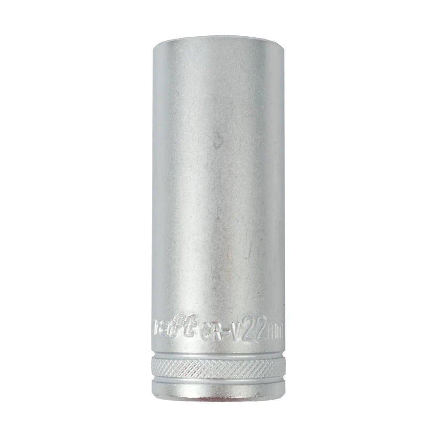 Tork Craft Socket 22mm 1/2' Dr Deep Socket CRV 12 Point - image 01