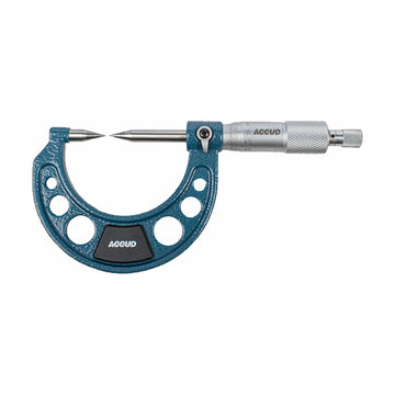 Accud Point Micrometer 25mm 30° 0.004mm Accuracy 0.01mm Graduation - image 01