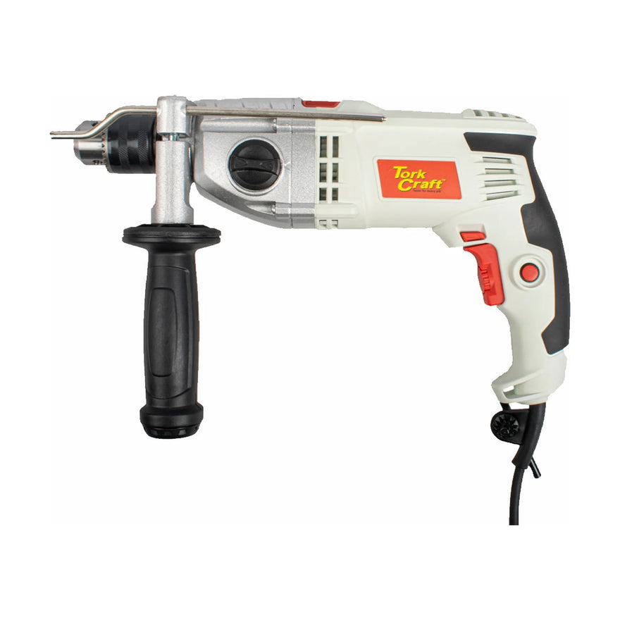 Tork Craft Impact Drill 13mm 1100w 2 X Speed 1200/3200RPM 220v Machine - image 01