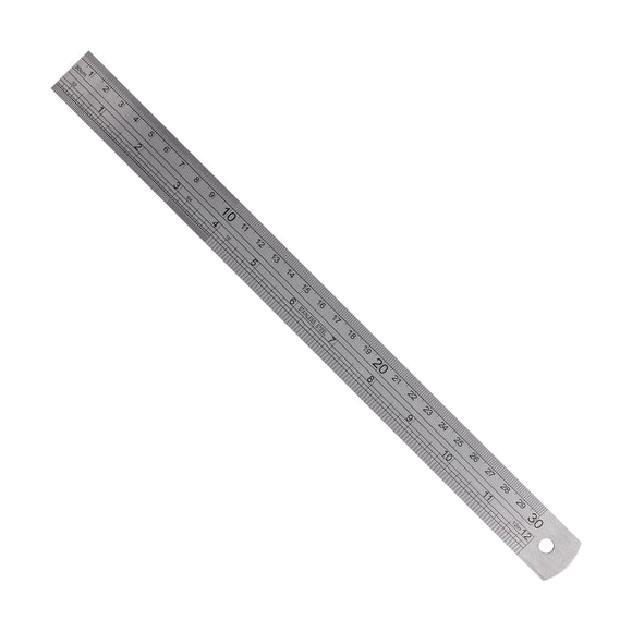 Accud Ruler 300mm Stainless Steel 0.11mm Accuracy 0.5mm Graduation - image 01