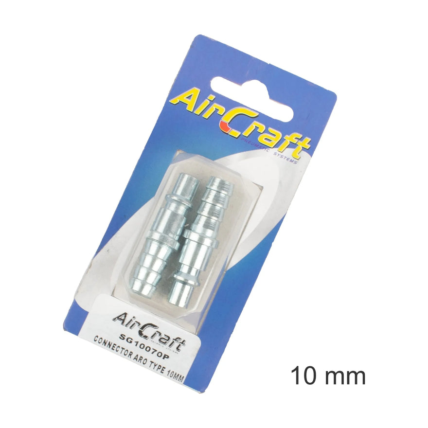 AirCraft Connector ARO Type 10mm Hosetail 2Pc Pack - image 01