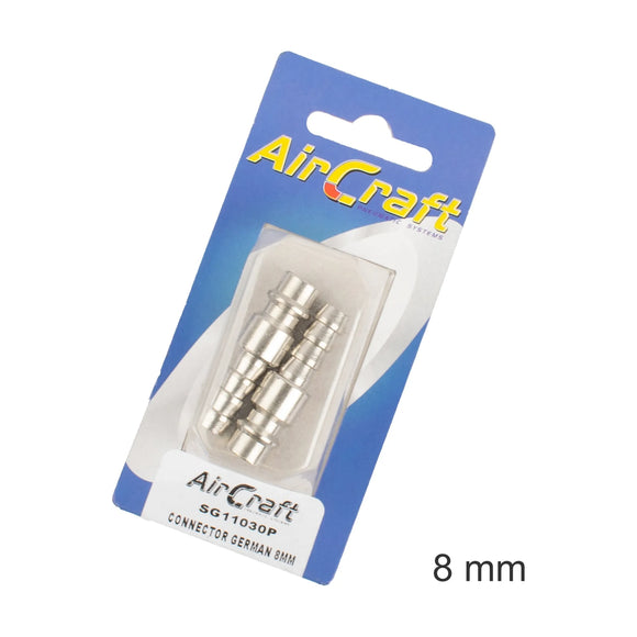 AirCraft Connector German 8mm Hosetail 2Pc Pack - image 01