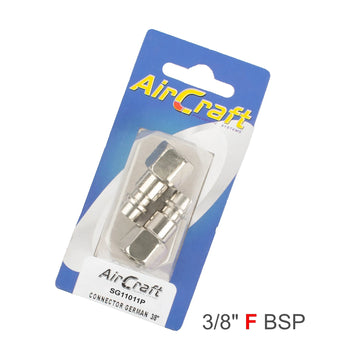 AirCraft Connector German 3/8' Female 2Pc Pack - image 01