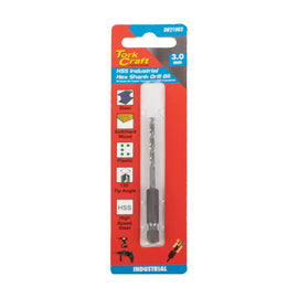 Tork Craft Drill Bit HSS 3.0mm 135deg Hex Shank Industrial Bit - image 01