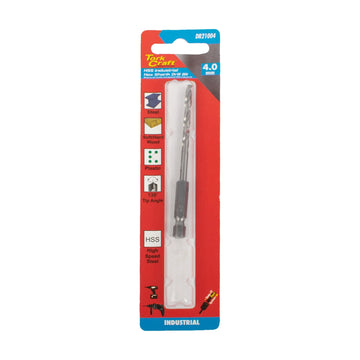 Tork Craft Drill Bit HSS 4.0mm 135deg Hex Shank Industrial Bit - image 01