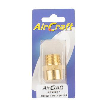AirCraft Reducer Brass 1/2X1/2 M/F 1Pc Pack - image 01