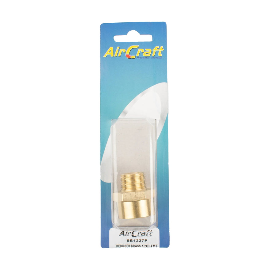 AirCraft Reducer Brass 1/2X3/4 M/F 1Pc Pack - image 01