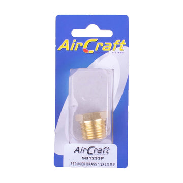 AirCraft Reducer Brass 1/2X3/8 M/F Conical 1Pc Pack - image 01