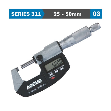 Accud Metric Digital Outside Micrometer Ip54 2 - image 01