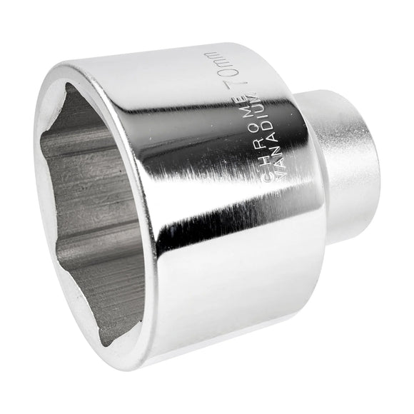 Tork Craft Socket 70mm 1' Drive CRV Hex - image 01
