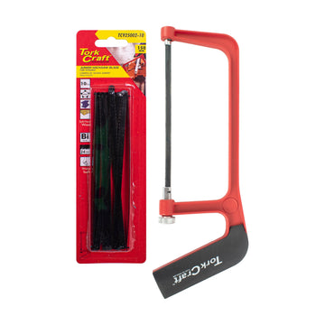 Tork Craft Junior Hacksaw150mm TChs003 + 10pc Blades 150mm 24TPI TC925002-10 - image 01