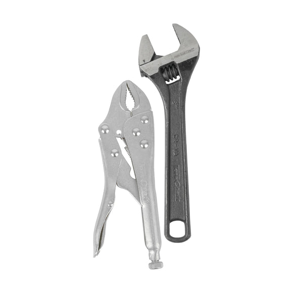 Tork Craft Plier Locking 170mm TC570170 + Shifting Spanner 150mm TC52006 - image 01