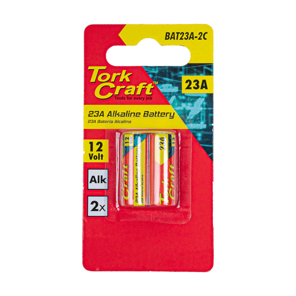 Tork Craft Battery 23A 12v Alkaline 2 Pack - image 01
