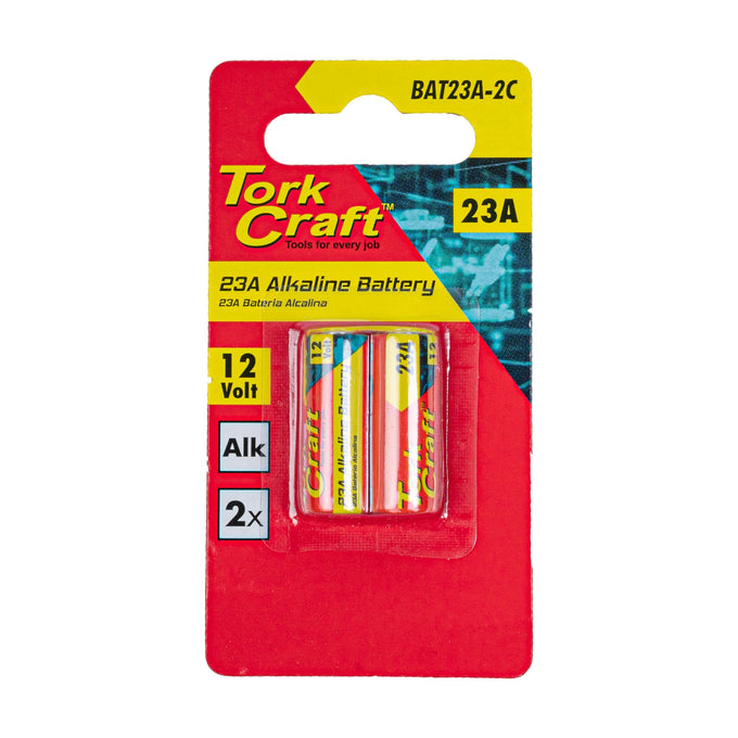 Tork Craft Battery 23A 12v Alkaline 2 Pack - image 01