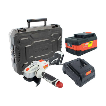 Tork Craft Angle Grinder 20v 115mm + Std. Charger. & 4.0Ah Battery - image 01