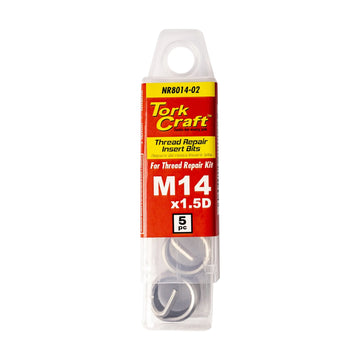Tork Craft Thread Repair Kit M14 X 1.5d Replacement Inserts 5pce - image 01