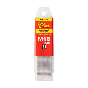 Tork Craft Thread Repair Kit M16 X 2d Replacement Inserts 5pce - image 01