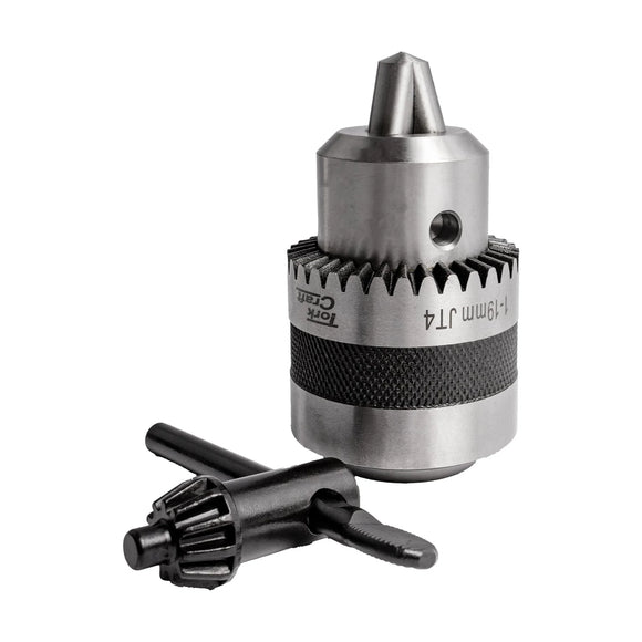 Tork Craft Chuck & Key 1.0 - 19.0 JT4 Taper Mount. - image 01