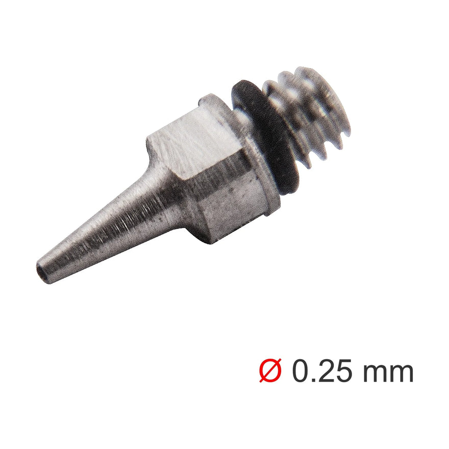 AirCraft Nozzle Complete 0.25mm for A130 A180 - image 01