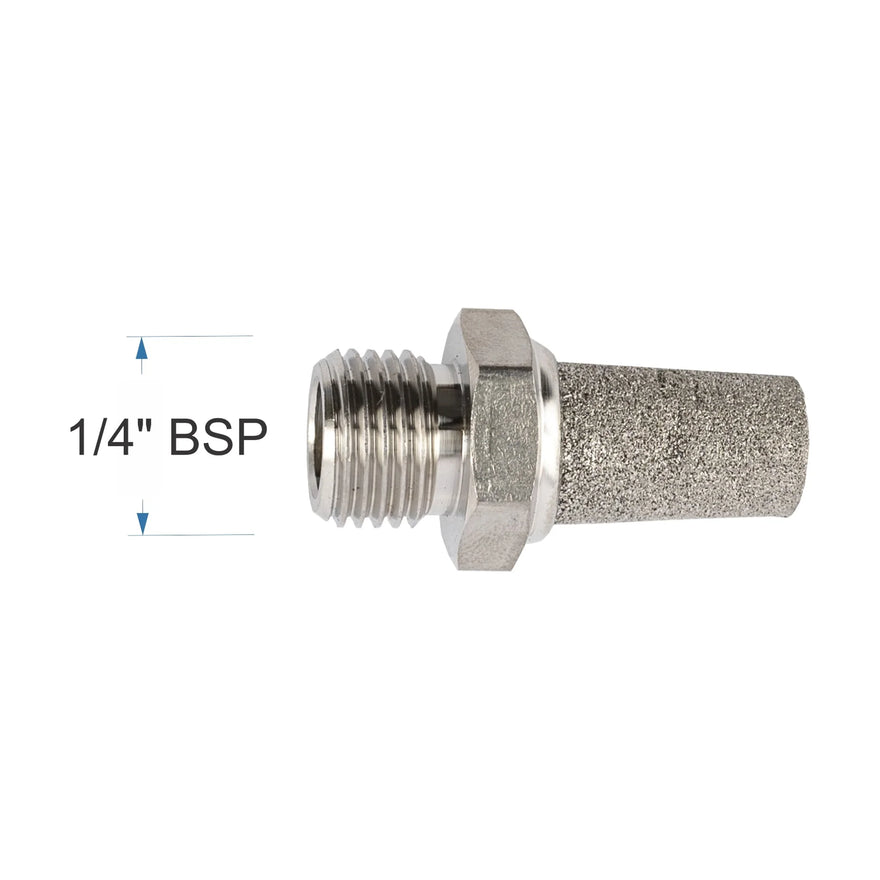 AirCraft Muffler Metal Conical 1/4' Male - image 01