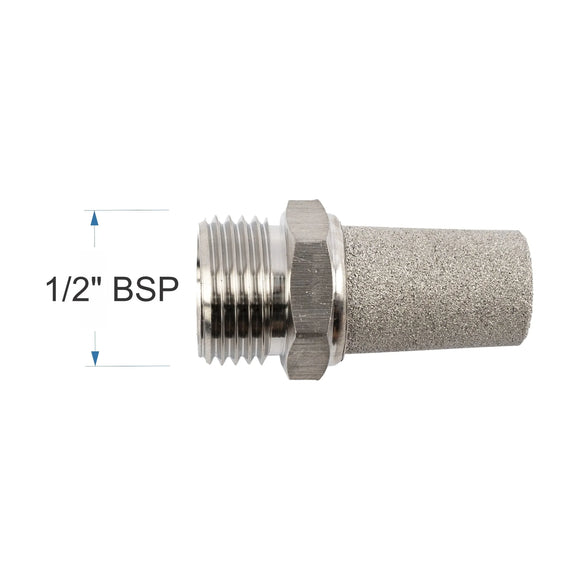 AirCraft Muffler Metal Conical 1/2' Male - image 01