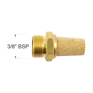 AirCraft Muffler Brass Conical 3/8' Male - image 01