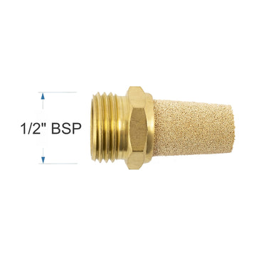 AirCraft Muffler Brass Conical 1/2' Male - image 01