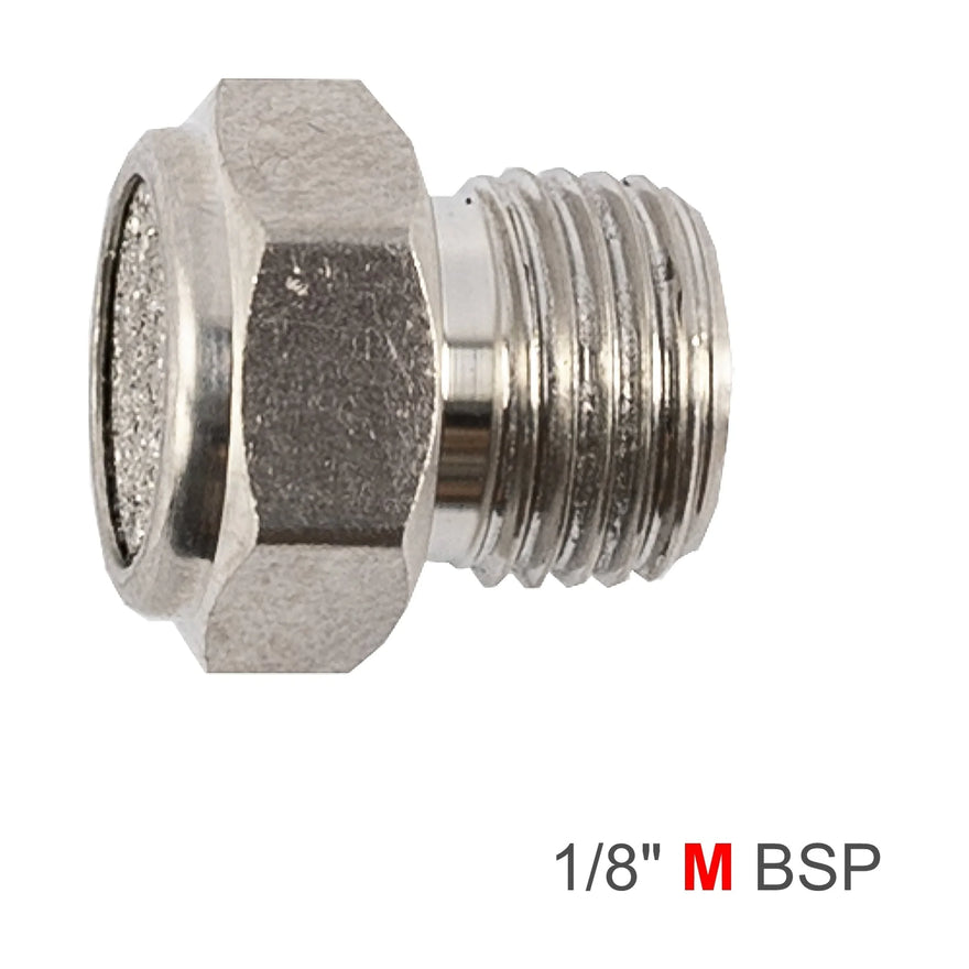 AirCraft Muffler Metal Flat 1/8' Male - image 01