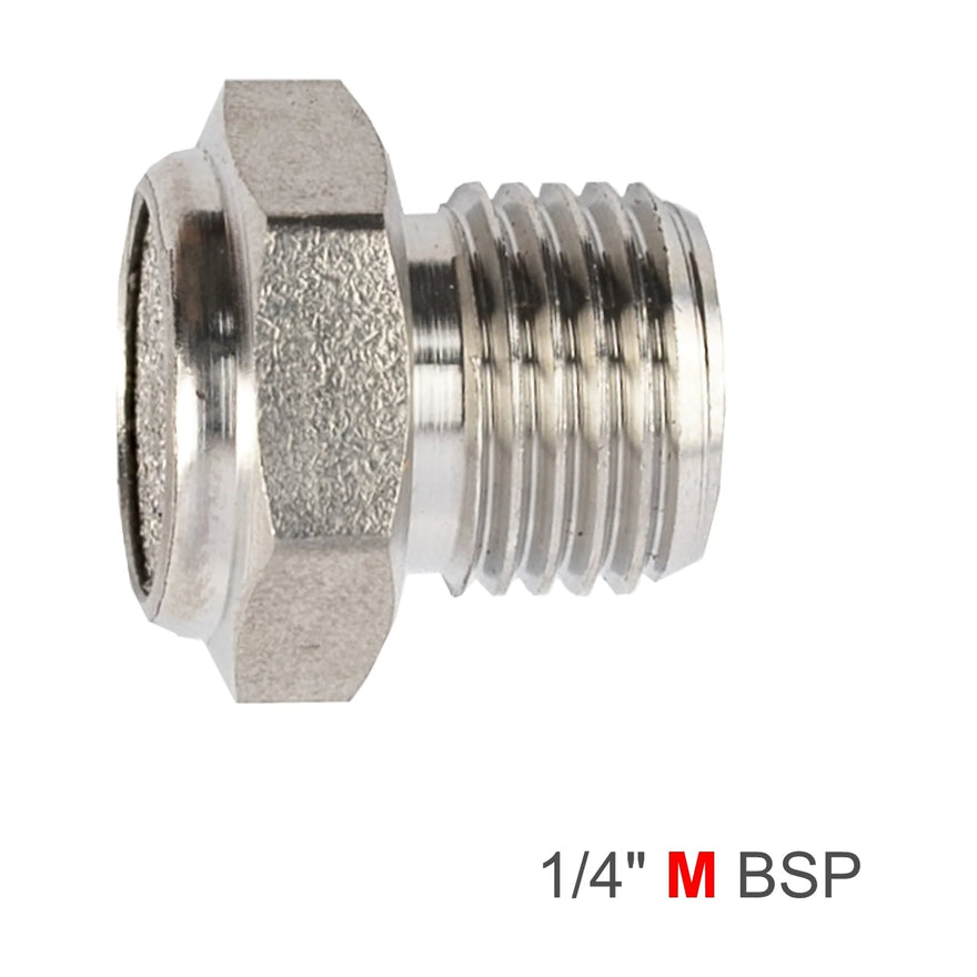 AirCraft Muffler Metal Flat 1/4' Male - image 01