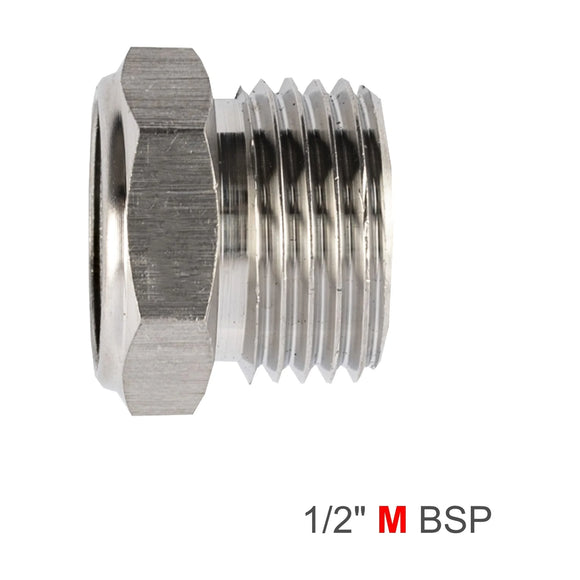 AirCraft Muffler Metal Flat 1/2' Male - image 01