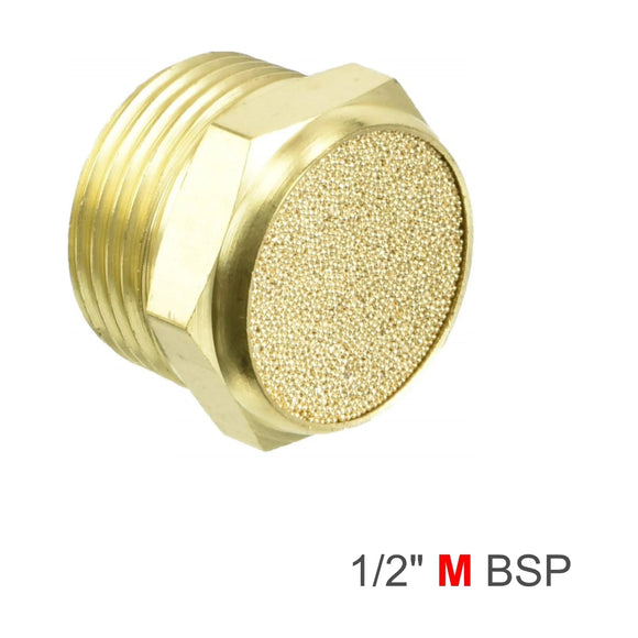 AirCraft Muffler Brass Flat 1/2' Male - image 01