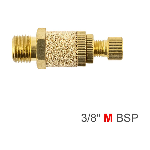 AirCraft Flow Control Silencer Brass 3/8' M - image 01