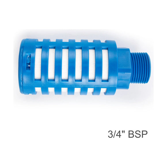AirCraft Plastic Breather Silencer 3/4' M Blue - image 01