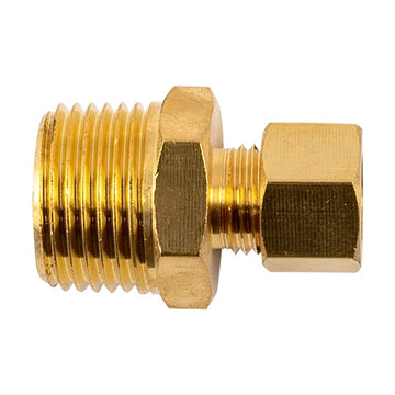 AirCraft Brass Conical Straight 1/4' Tube X 3/8' M - image 01