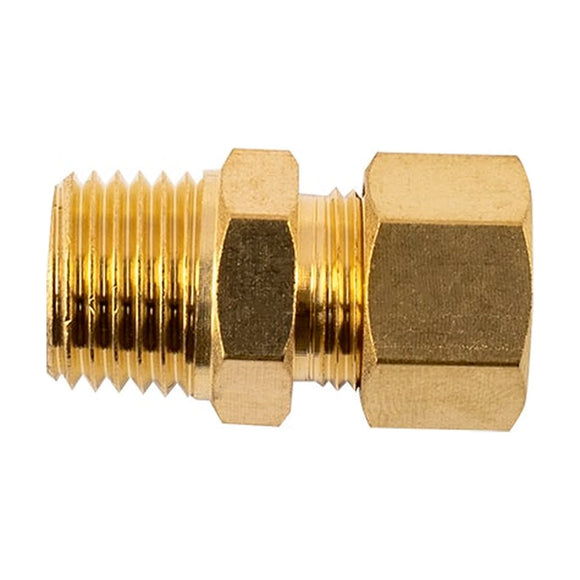 AirCraft Brass Conical Straight 5/16' Tube X 1/4' M - image 01