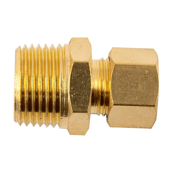 AirCraft Brass Conical Straight 5/16' Tube X 3/8' M - image 01