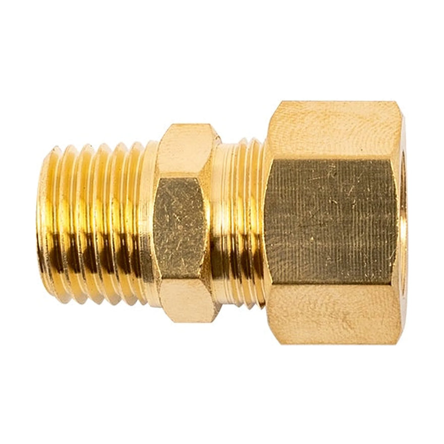 AirCraft Brass Conical Straight 3/8' Tube X 1/4' M - image 01