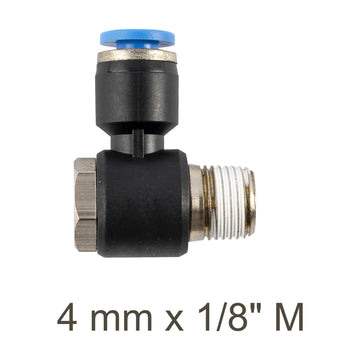 AirCraft PU Swivel Elbow 4mmX 1/8' M - image 01