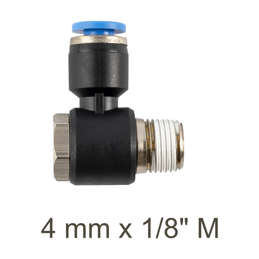 AirCraft PU Swivel Elbow 4mmX 1/8' M - image 01