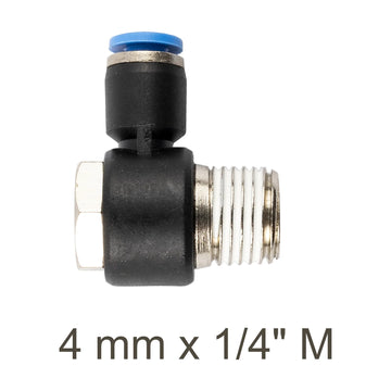 AirCraft Swivel Elbow PU 4mmX 1/4' M - image 01