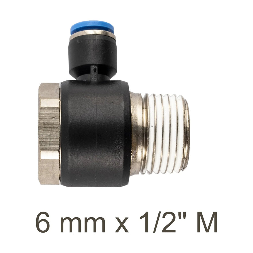 AirCraft Swivel Elbow PU 6mmX 1/2' M - image 01