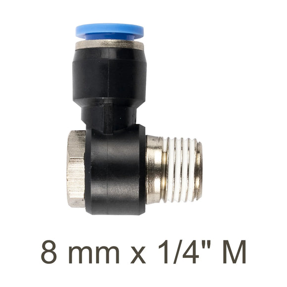 AirCraft Swivel Elbow PU 8mmX 1/4' M - image 01
