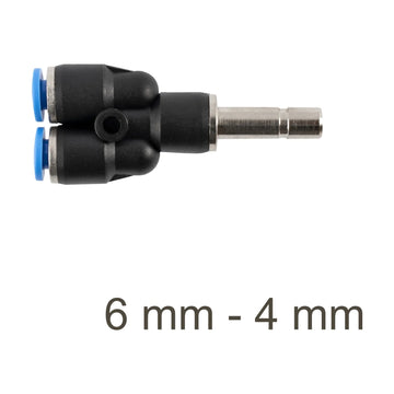 AirCraft PU Red Insert Y-Joint 6mm- 4mm - image 01